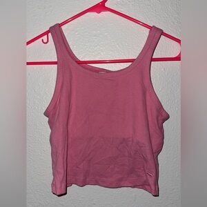PINK Victoria's Secret Ribbed bright Pink Tank